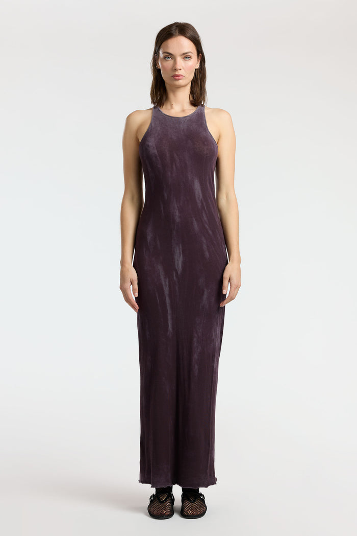 cotton citizen Marbella Maxi Dress Vintage Eggplant