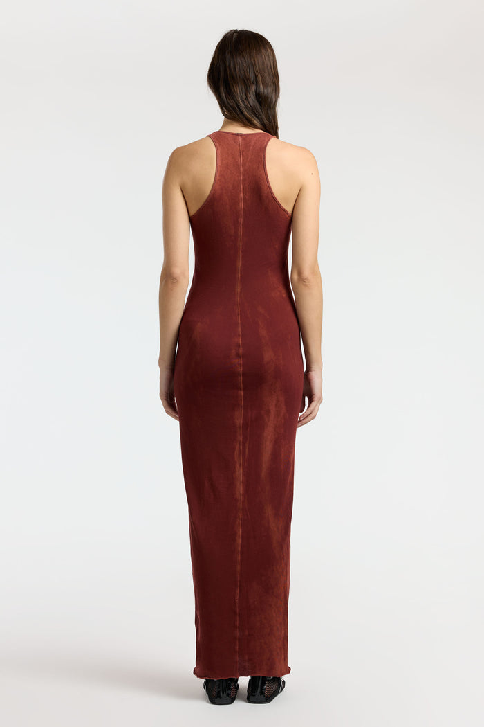 Cotton Citizen Marbella Maxi Dress Vintage Red Wine