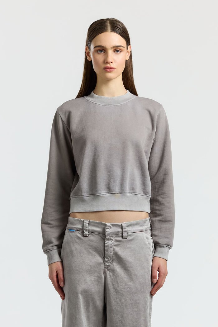 cotton citizen Milan Crew Sweatshirt Vintage Cement