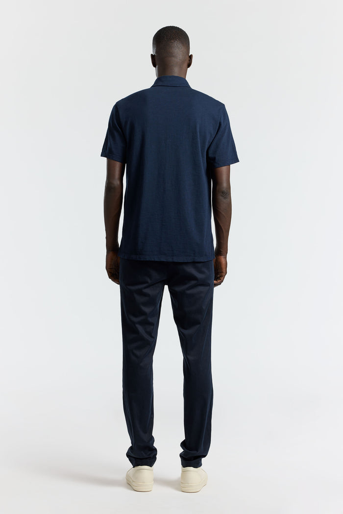 Cotton Citizen Presley Short Sleeve Buttondown Super Navy