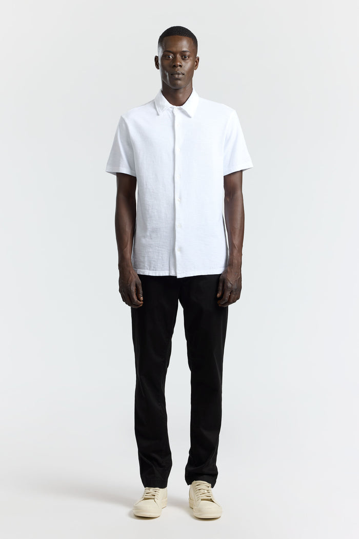 Cotton Citizen Presley Short Sleeve Buttondown White