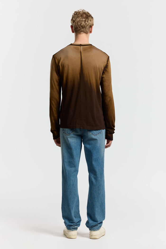 Cotton Citizen Prince Long Sleeve Shirt Espresso Cast