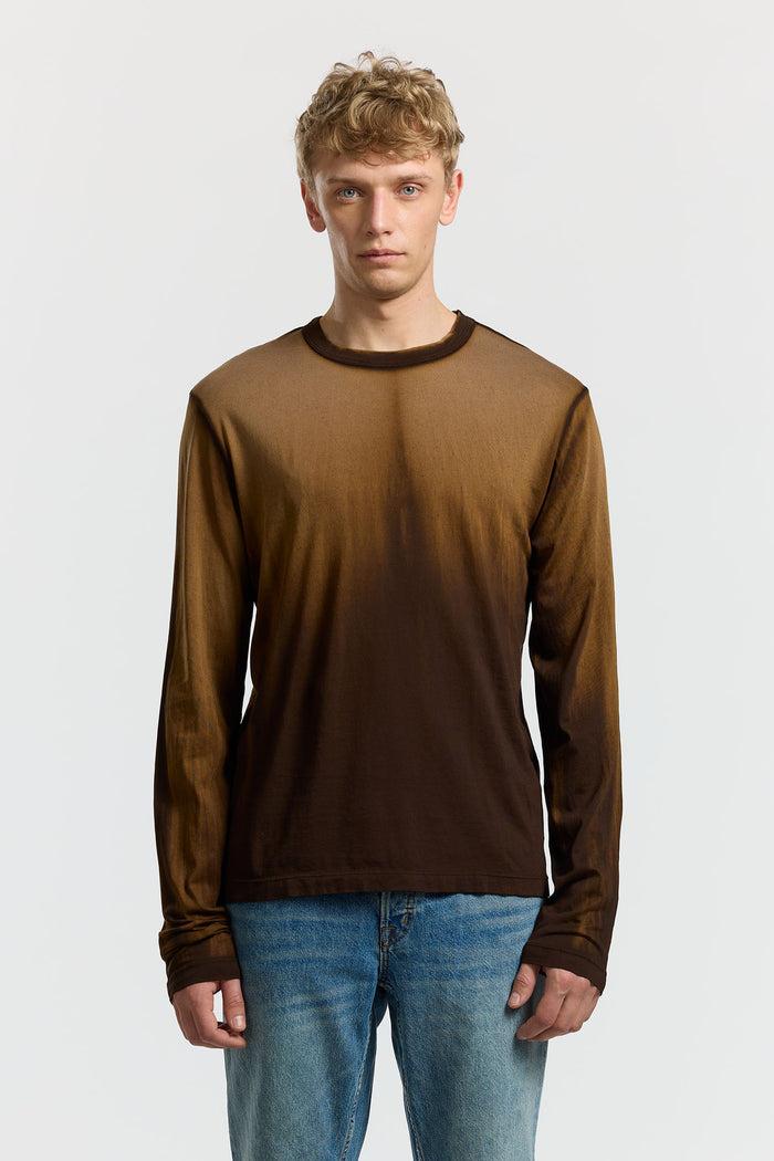 cotton citizen Prince Long Sleeve Shirt Espresso Cast