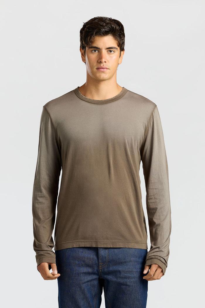 cotton citizen Prince Long Sleeve Shirt Fossil Cast