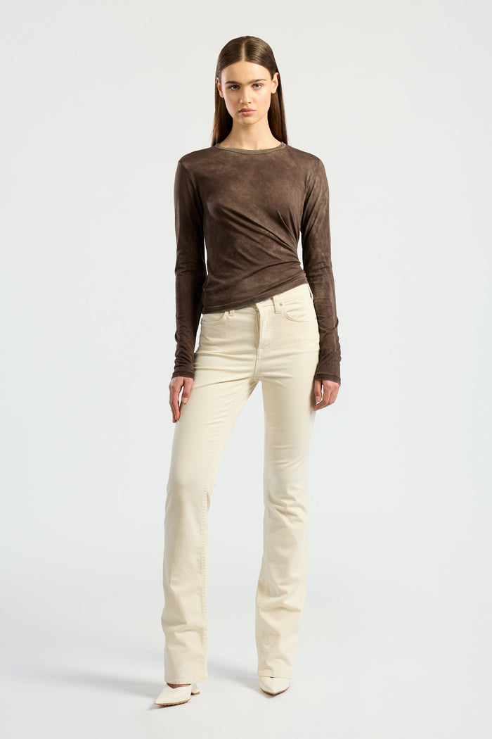 Cotton Citizen Standard Long Sleeve Shirt Vintage Espresso