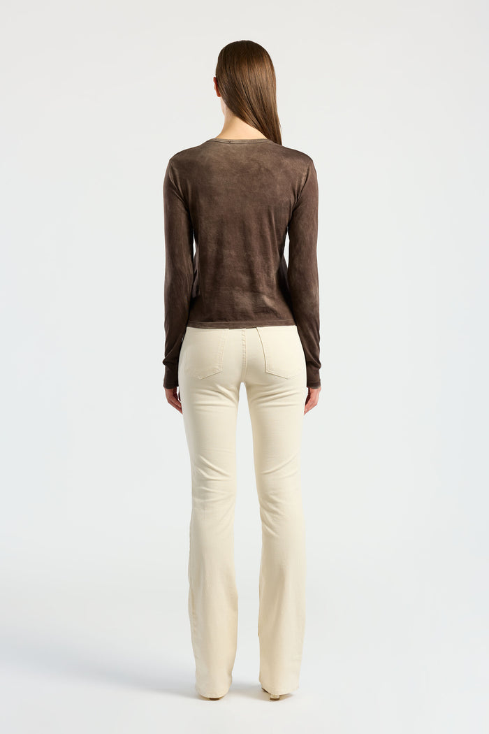 Cotton Citizen Standard Long Sleeve Shirt Vintage Espresso