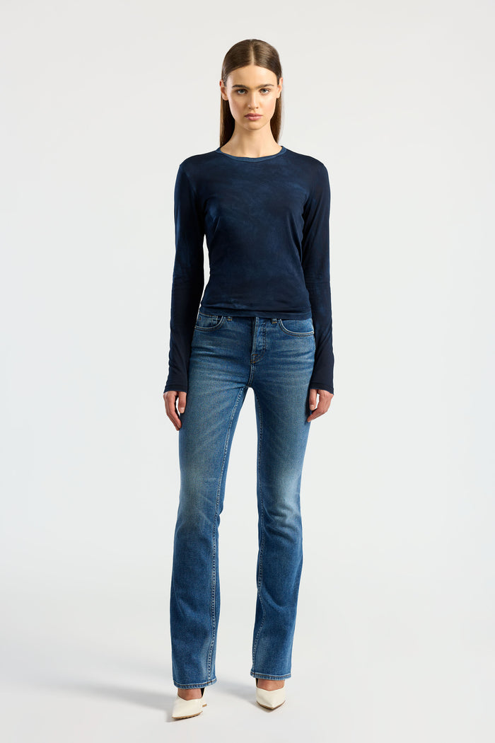 Cotton Citizen Standard Long Sleeve Shirt Vintage Navy