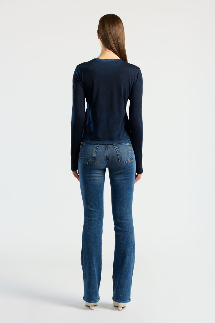 Cotton Citizen Standard Long Sleeve Shirt Vintage Navy