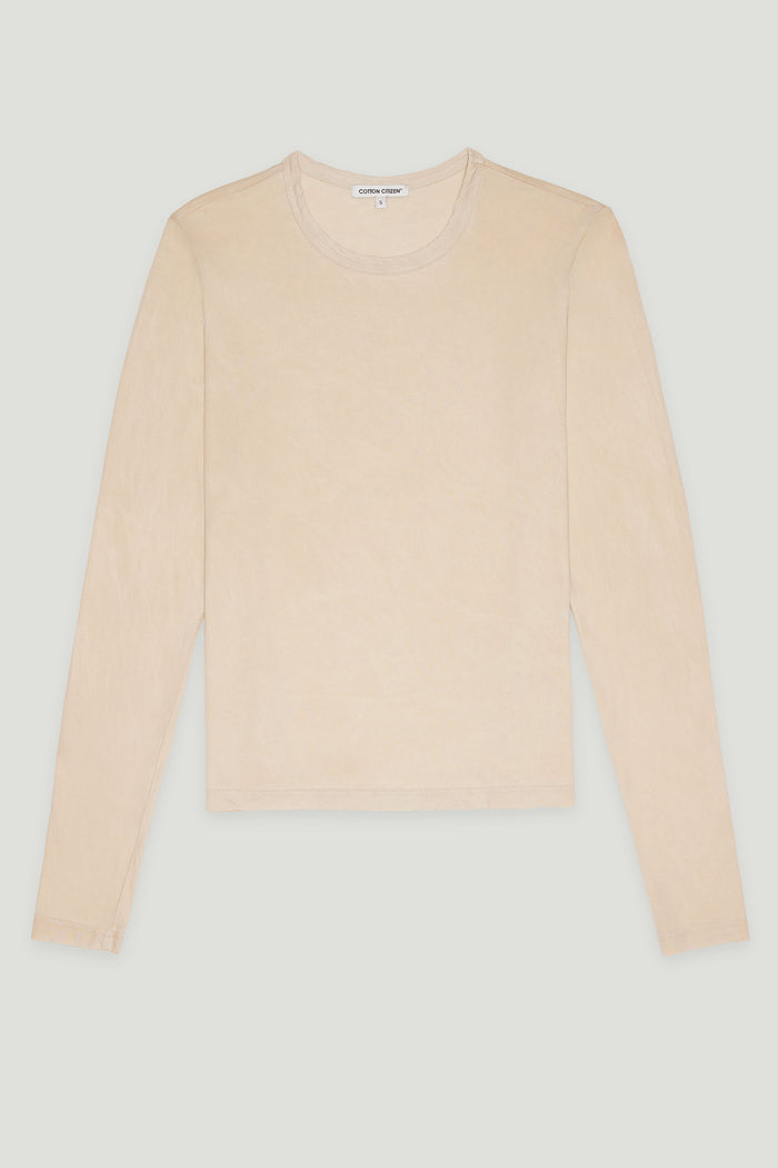 Cotton Citizen Standard Long Sleeve Shirt Vintage Oatmeal