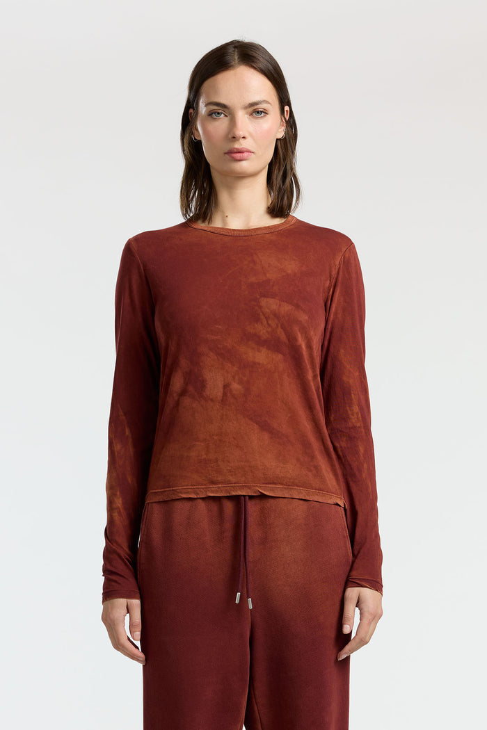 cotton citizen Standard Long Sleeve Shirt Vintage Red Wine