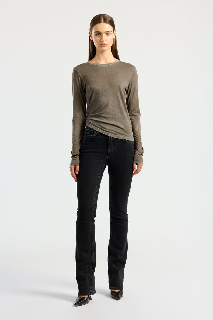 Cotton Citizen Standard Long Sleeve Shirt Vintage Taupe