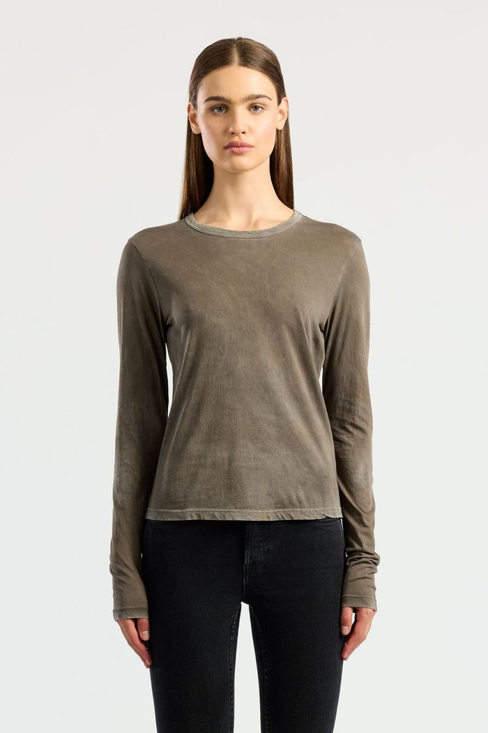 cotton citizen Standard Long Sleeve Shirt Vintage Taupe