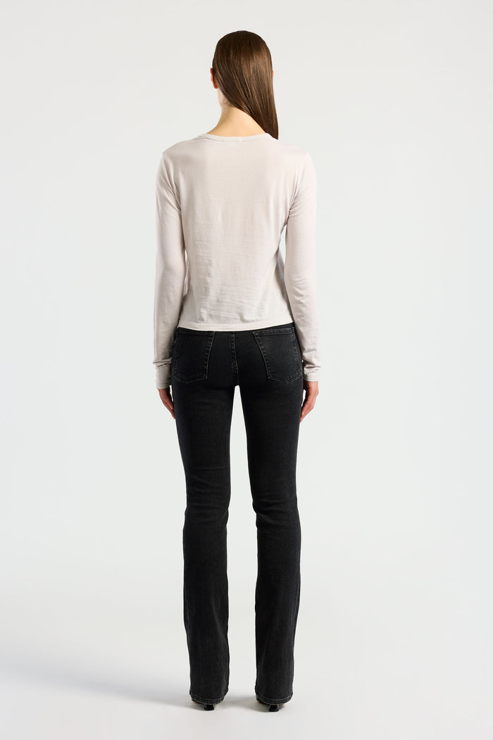 Cotton Citizen Standard Long Sleeve Shirt Vintage White Stone