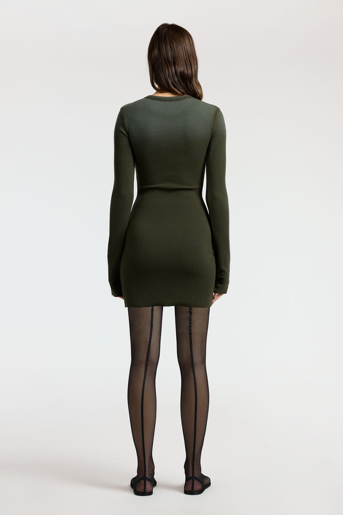 Cotton Citizen Verona Crewneck Mini Dress Alpine Cast