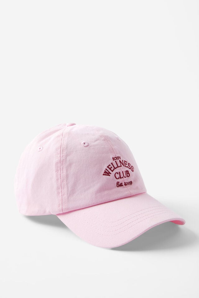 Cotton On Active Graphic Cap Cherry Dream Wellness Club