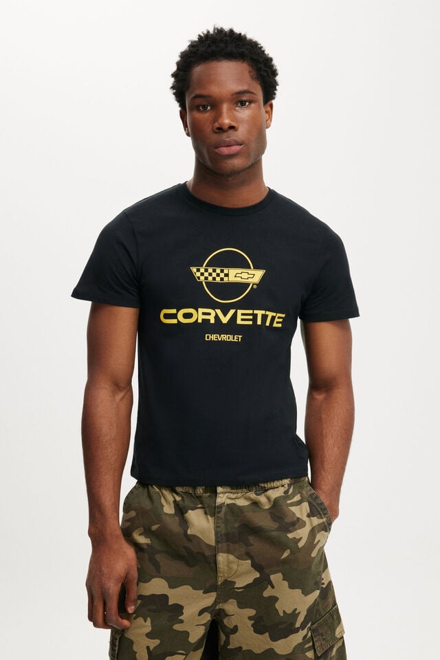 cotton on Baby General Motors T-Shirt lcn gm black / gm - corvette