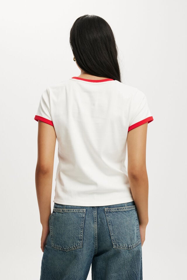 Cotton On Baby Graphic Tee I Love Country Music/vintage White