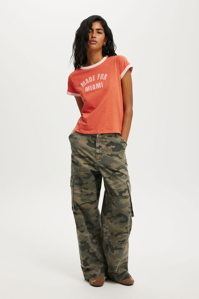 Cotton On Baby Graphic Tee Made For Miami/ Coral Crush