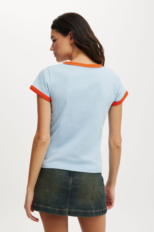 Cotton On Baby Graphic Tee Summer In The Hamptons/ Serene Blue