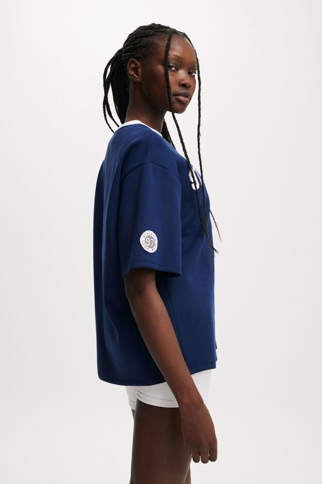 Cotton On Ballpark Oversized Graphic Tshirt Heritage Club/body Athletic Club