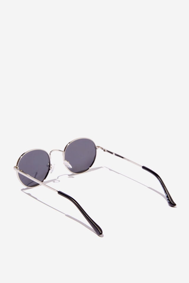 Cotton On Bellbrae Polarized Sunglasses Silver/matte Black/smoke