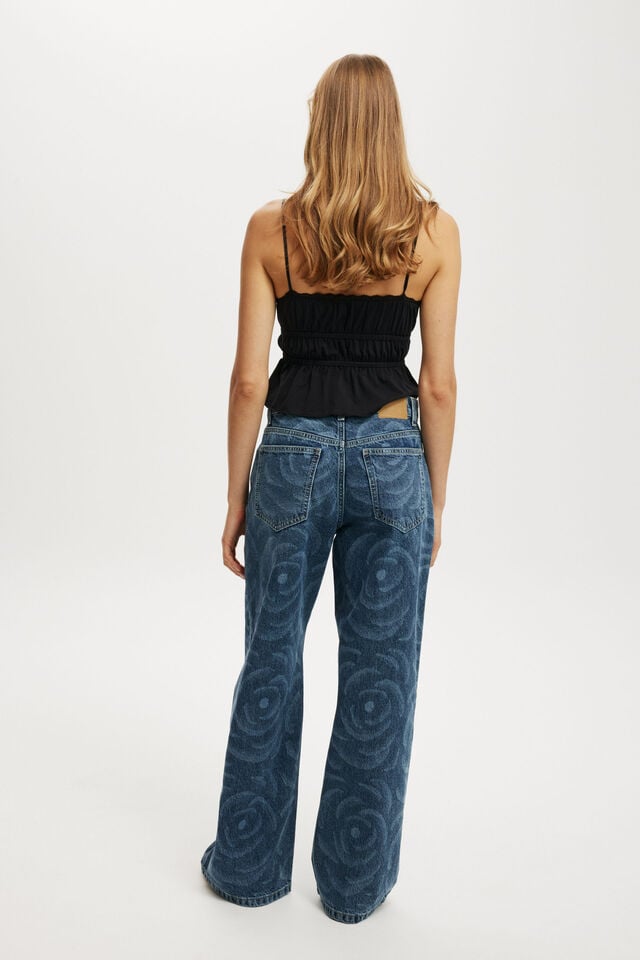 Cotton On Bianca Simpson Relaxed Wide Jean Lcn Bianca Simpson/ Atlantic Blue