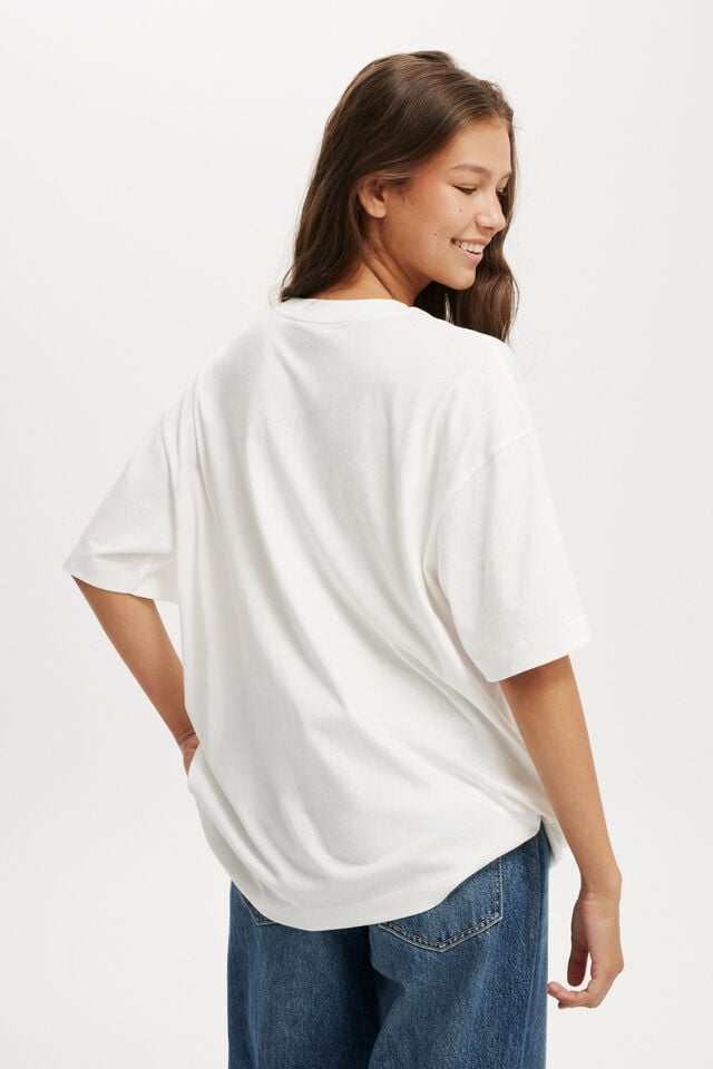 Cotton On Biggie Boxy Graphic Tee Lcn Mt Biggie Smalls/vintage White