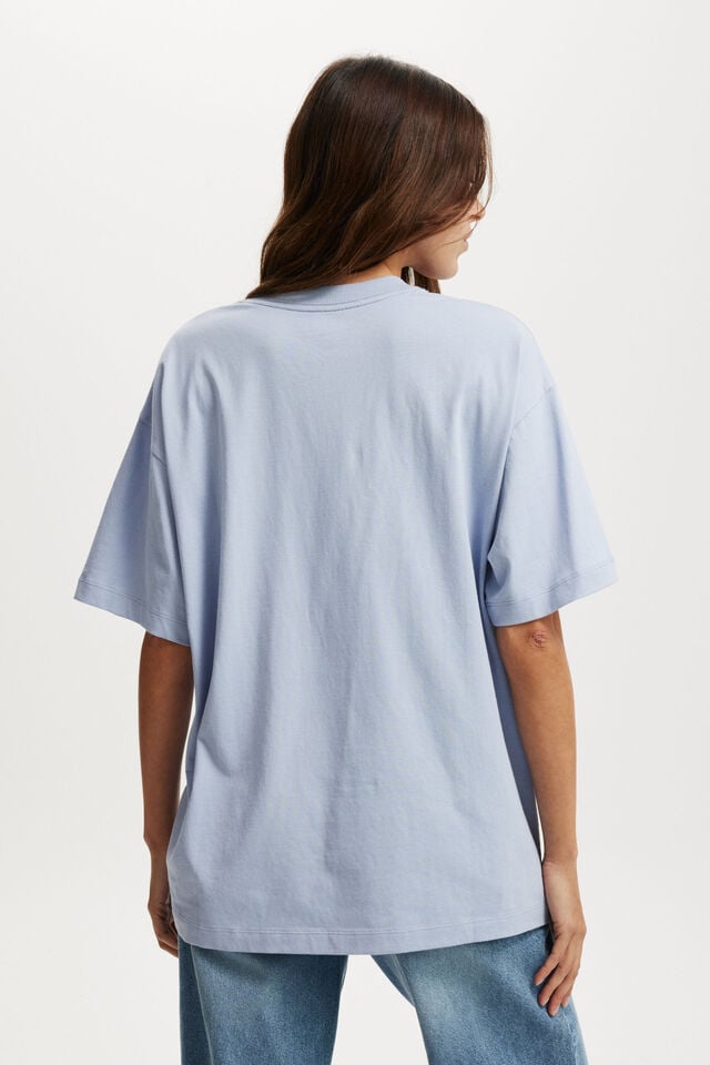 Cotton On Blondie Boxy Graphic Tee Lcn Blondie/ Dusk Blue