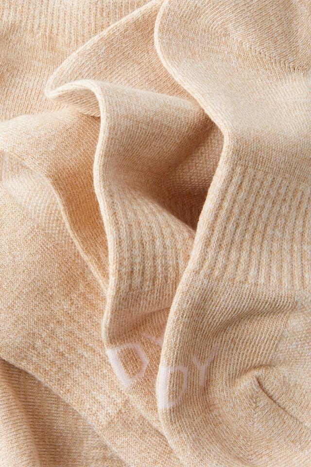 Cotton On Body 5Pk Ankle Sport Sock Oatmeal Marle Multi