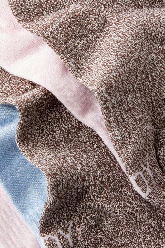 Cotton On Body Low Cut Sneaker Socks 5Pk French Roast Multi