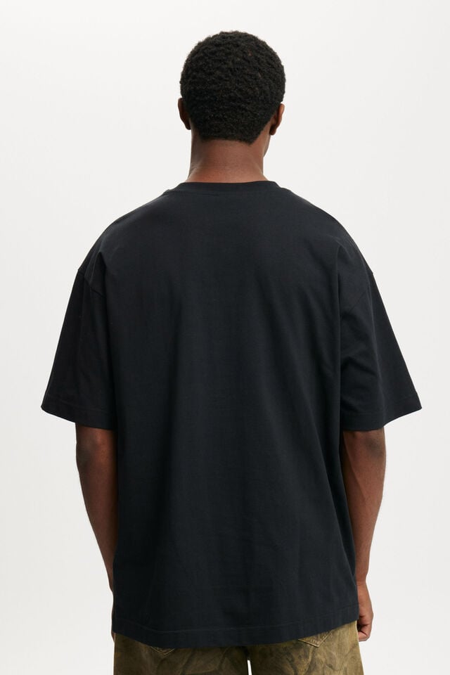 Cotton On Box Fit Graphic T-Shirt Black/8th St Food Market