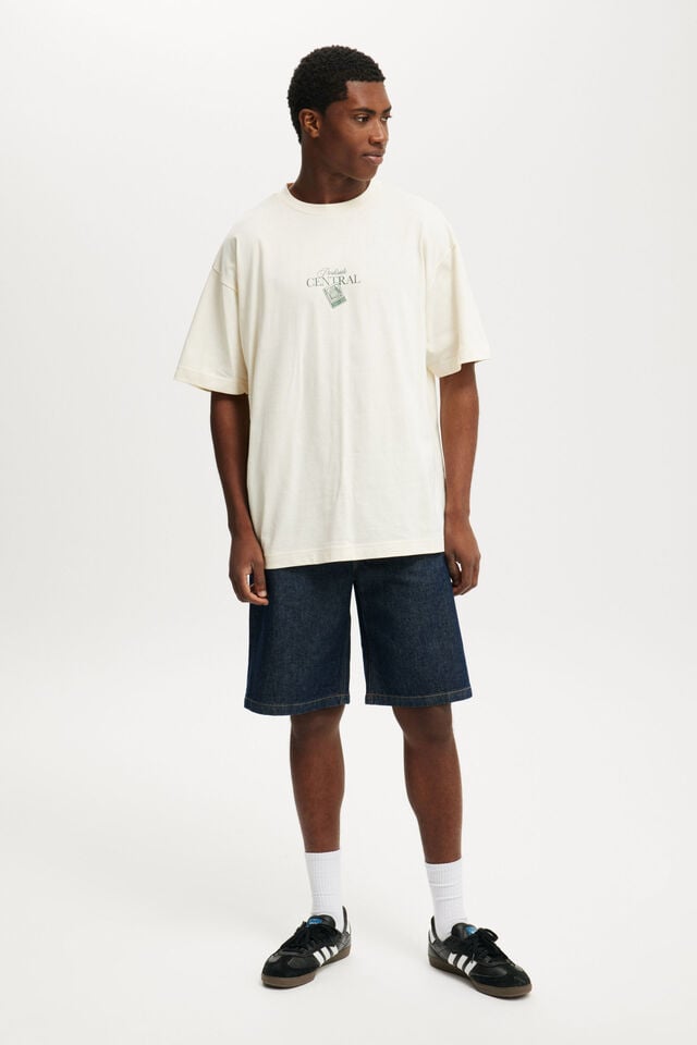 Cotton On Box Fit Graphic T-Shirt Creampuff/parkside Central