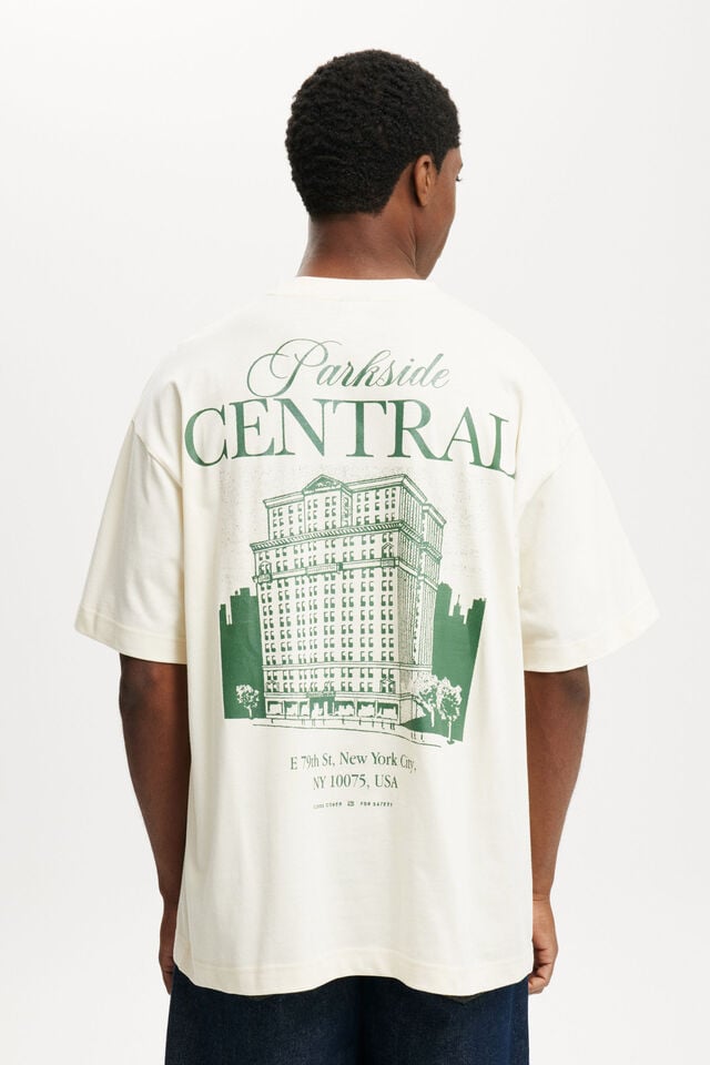 Cotton On Box Fit Graphic T-Shirt Creampuff/parkside Central