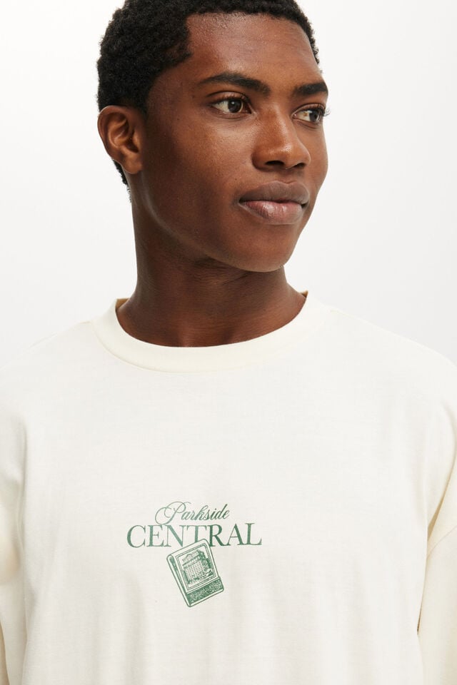 Cotton On Box Fit Graphic T-Shirt Creampuff/parkside Central