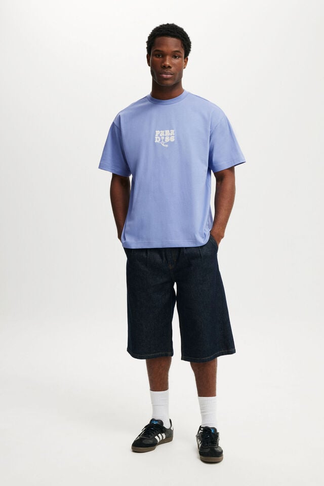 Cotton On Box Fit Graphic T-Shirt Pearl Lilac/paradise