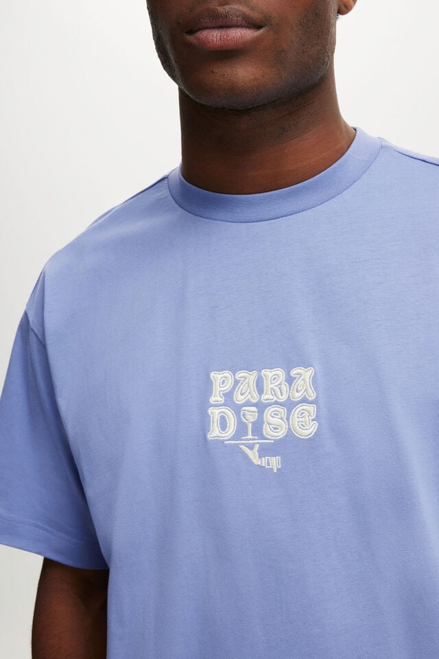 Cotton On Box Fit Graphic T-Shirt Pearl Lilac/paradise