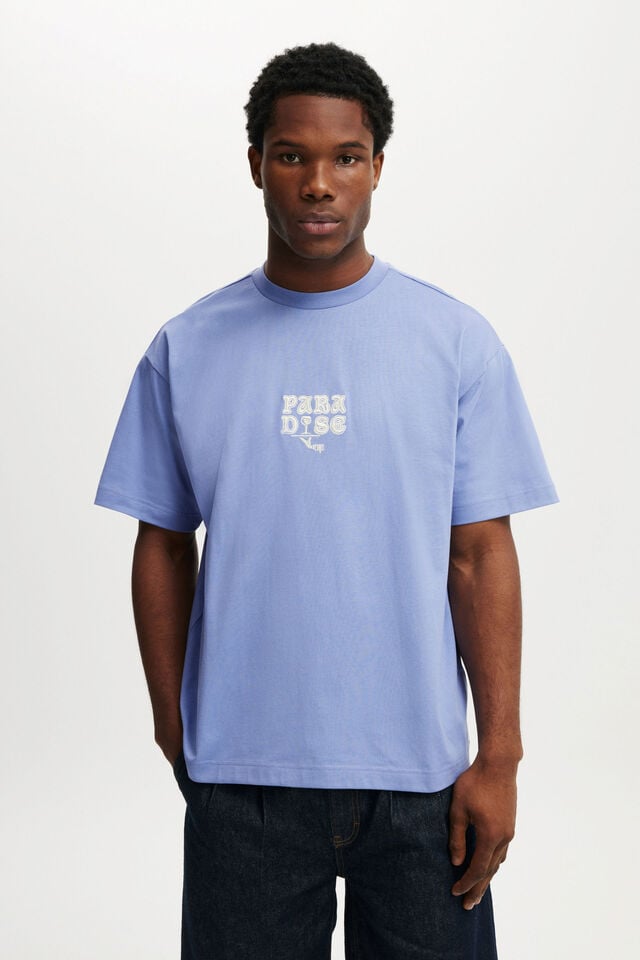 cotton on Box Fit Graphic T-Shirt pearl lilac/paradise