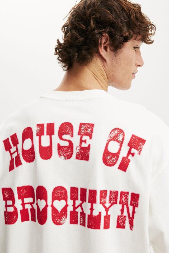 Cotton On Box Fit Graphic T-Shirt Vintage White/house Of Brooklyn
