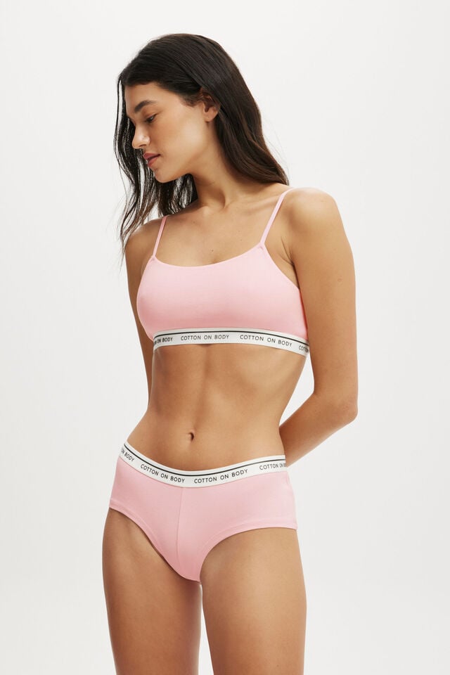 Cotton On Branded Cotton Cheeky Boyshort Blushing Bride