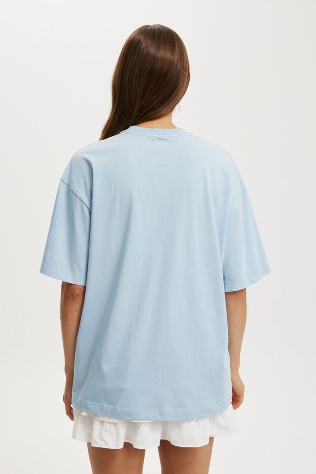 Cotton On Britney Spears Boxy Graphic Tee Lcn Br Britney Spears One More Time/ Dusk Blu