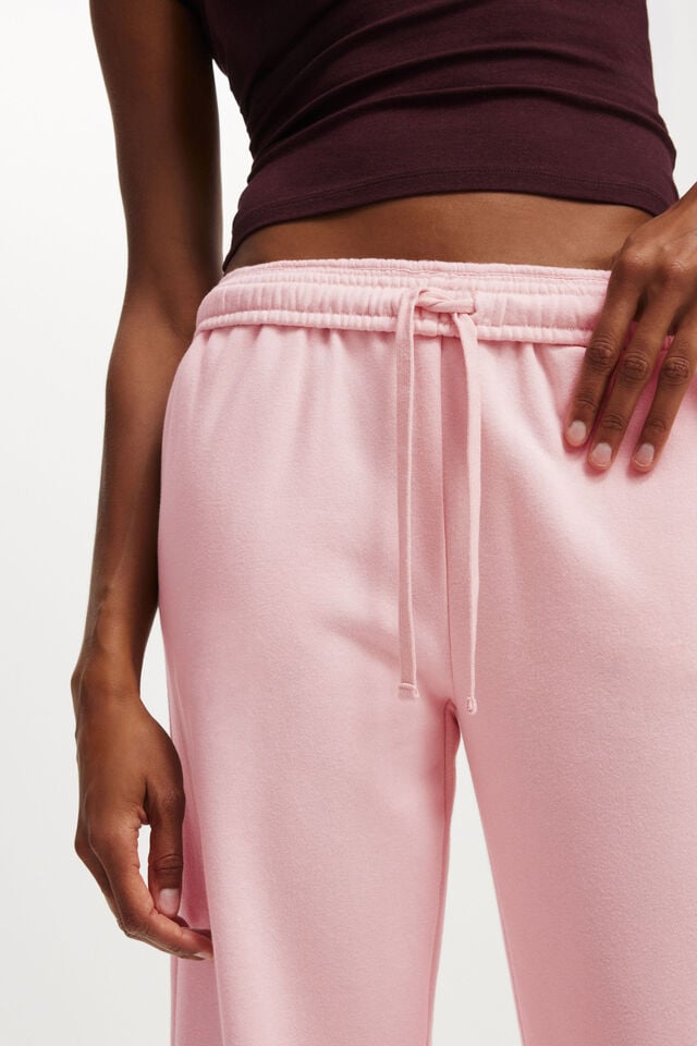 Cotton On Classic Fleece Wide Leg Sweatpant Soft Pink
