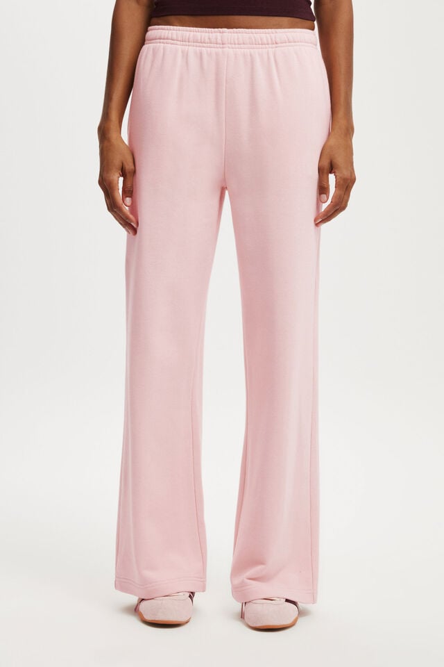 Cotton On Classic Fleece Wide Leg Sweatpant Soft Pink