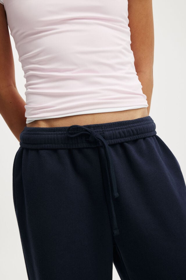Cotton On Classic Fleece Wide Leg Sweatpant Total Eclipse