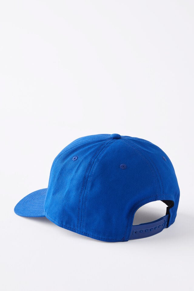 Cotton On 5 Panel Hat Rave Blue/american Made