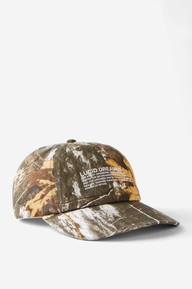 cotton on 5 Panel Mid Cap real camo/lucid dreaming