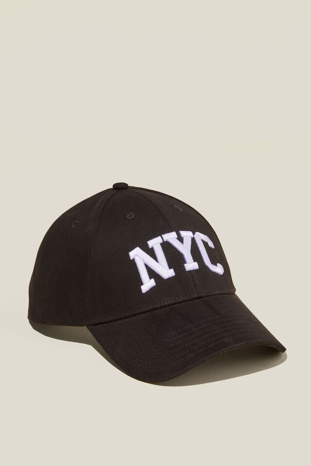 cotton on 6 Panel Baseball Cap black/nyc