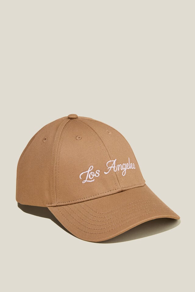cotton on 6 Panel Baseball Cap tan/los angeles