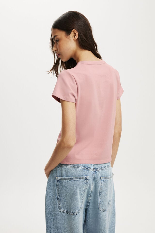 Cotton On 90S Baby Tee Almond Rose