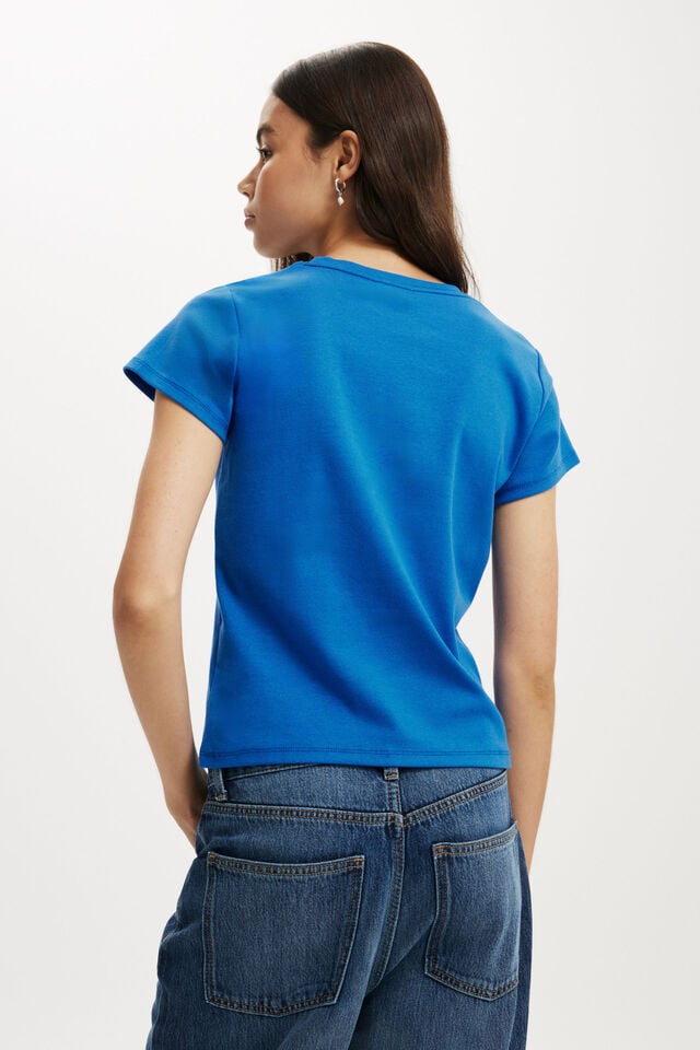 Cotton On 90S Baby Tee Berkshire Blue