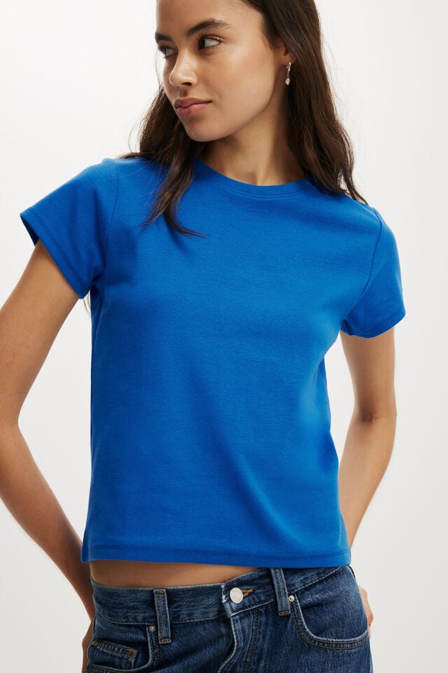 Cotton On 90S Baby Tee Berkshire Blue